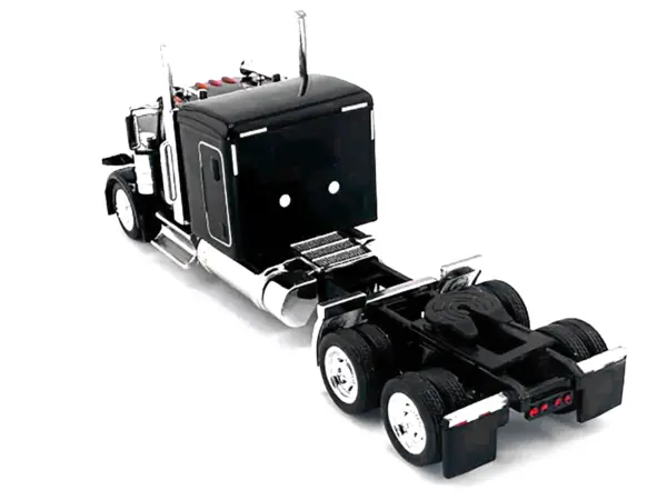 Peterbilt 589 Truck with 72 Inch Sleeper Black 1/87 (HO) Plastic Model Car by HO Logistics #3