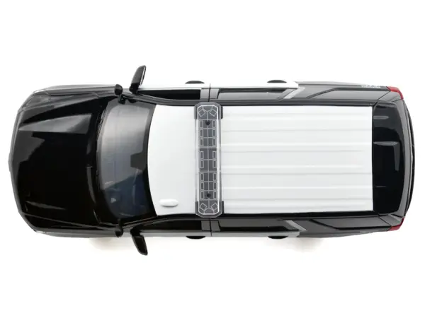 2025 Chevrolet Tahoe Police Pursuit Vehicle "Los Angeles Police Department (LAPD)" Black and White "Law Enforcement and Public Service" Series 1/24 Diecast Model Car by Motormax #5