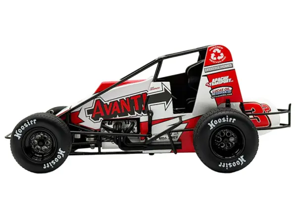 USAC Sprint Car #3P Kyle Cummins "Avanti" Champion "USAC Sprint Car National Championship" (2025) 1/18 Diecast Model Car by ACME #3