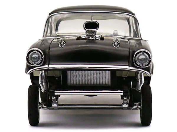 1957 Chevrolet 150 Gasser "Prime Time" Black Limited Edition to 204 pieces Worldwide 1/18 Diecast Model Car by ACME #5
