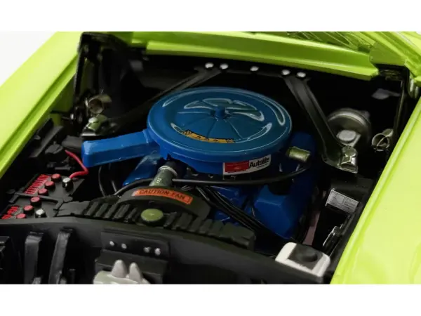1969 Ford Mustang Limited Edition 600 Groovy Green Limited Edition to 300 pieces Worldwide 1/18 Diecast Model Car by ACME #2