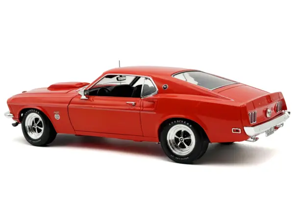 1969 Ford Mustang Limited Edition 600 Flower Power Red Limited Edition to 300 pieces Worldwide 1/18 Diecast Model Car by ACME #5