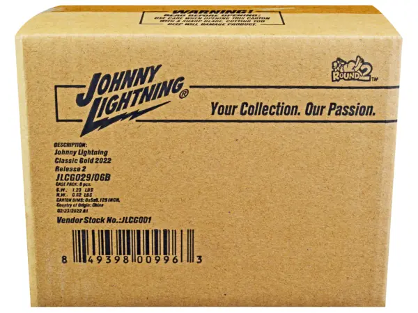 "Classic Gold Collection" 2022 Set B of 6 Cars Release 2 1/64 Diecast Model Cars by Johnny Lightning #3