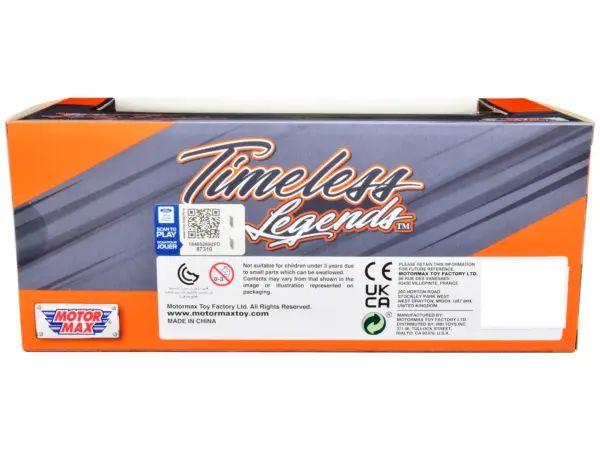 1979 Ford F-150 Pickup Truck Red and Cream 1/24 Diecast Model Car by Motormax #2