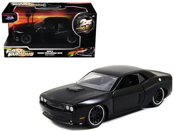 Dom's Dodge Challenger SRT8 Black "Fast & Furious" Movie 1/32 Diecast Model Car by Jada #1