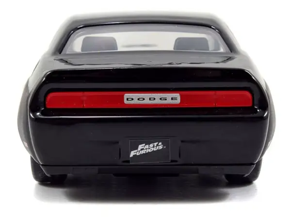 Dom's Dodge Challenger SRT8 Black "Fast & Furious" Movie 1/32 Diecast Model Car by Jada #5