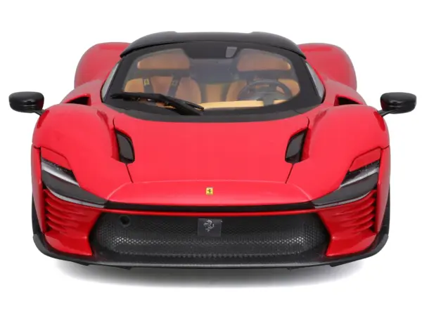 Ferrari Daytona SP3 Red with Black Top "Signature Series" 1/18 Diecast Model Car by Bburago #5