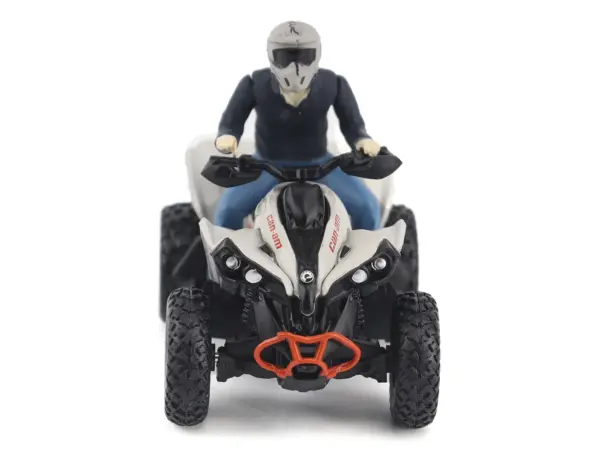 Can-Am Renegade X XC 1000R ATV Chalk Gray with Driver Figure 1/32 Diecast Model by BRP Models #4
