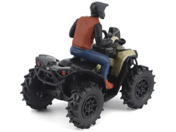 Can-Am Renegade X MR 1000R ATV Desert Tan with Driver Figure 1/32 Diecast Model by BRP Models #3