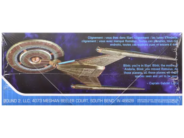 Skill 2 Snap Model Kit U.S.S. Discovery NCC-1031 Spacecraft "Star Trek: Discovery" (2017-2024) TV Series 1/2500 Scale Model by Polar Lights #2