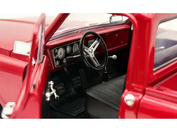 1967 Chevrolet C-10 Custom Pickup Truck "Showtime" Deep Candy Red Metallic Limited Edition to 612 pieces Worldwide 1/18 Diecast Model Car by ACME #3