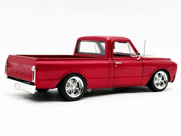 1967 Chevrolet C-10 Custom Pickup Truck "Showtime" Deep Candy Red Metallic Limited Edition to 612 pieces Worldwide 1/18 Diecast Model Car by ACME #5