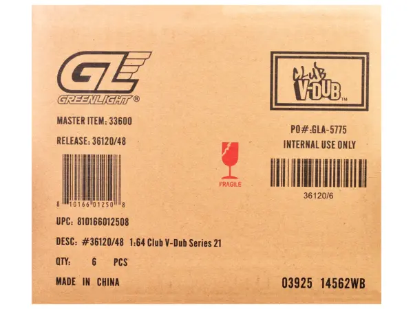 "Club Vee-Dub" Series 21 Set of 6 pieces 1/64 Diecast Model Cars by Greenlight #3