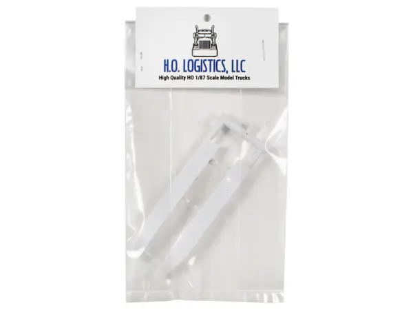 Trailer Wind Skirts for 53' Dry Vans White 1/87 (HO) Plastic Model Car by HO Logistics #4