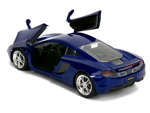McLaren MP4.12C Blue Metallic "Furious 7" (2015) Movie "Fast & Furious" Series 1/32 Diecast Model Car by Jada #4