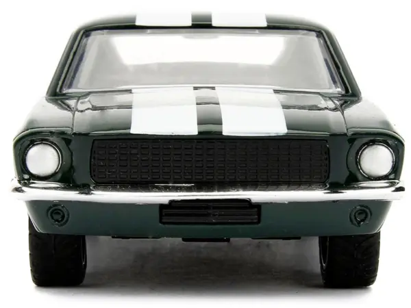 Sean's Ford Mustang Dark Green with White Stripes "Fast & Furious" Movie 1/32 Diecast Model Car by Jada #4