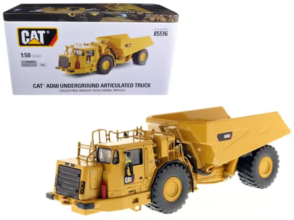 CAT Caterpillar AD60 Articulated Underground Truck with Operator "High Line Series" 1/50 Diecast Model by Diecast Masters #1