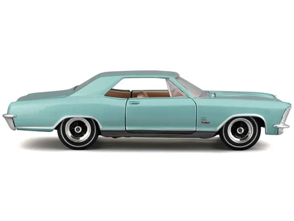 1965 Buick Riviera Gran Sport Light Blue Metallic "Special Edition" Series 1/26 Diecast Model Car by Maisto #3