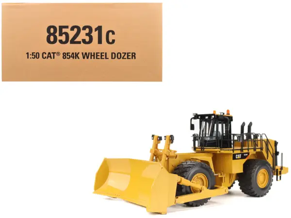 CAT Caterpillar 854K Wheel Loader Yellow "Core Classics Series" 1/50 Diecast Model by Diecast Masters #1