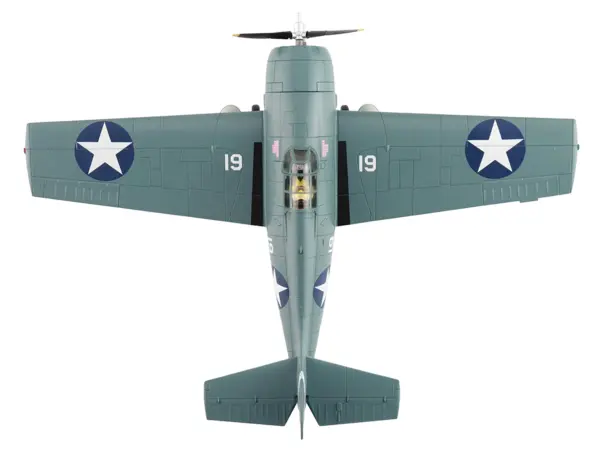 Grumman F4F-4 Wildcat Fighter Aircraft "Battle of Santa Cruz Lt. Swede Vejtasa VF-10 USS Enterprise" (1942) United States Navy "Air Power Series" 1/48 Diecast Model by Hobby Master #3