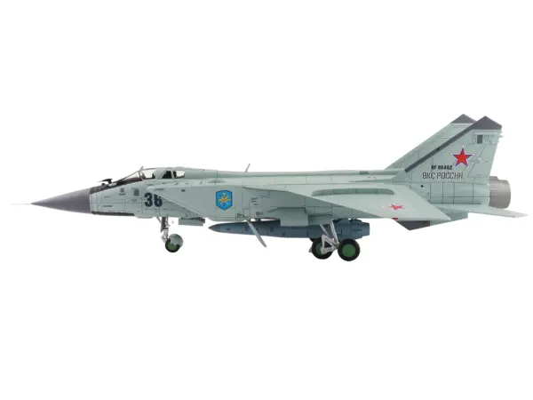 Mikoyan MIG-31K Foxhound D Interceptor Aircraft "Long Range Aviation Command" Russian Air Force "Air Power Series" 1/72 Diecast Model by Hobby Master #2