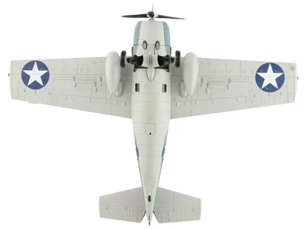 Grumman F4F-4 Wildcat Fighter Aircraft "Battle of Santa Cruz Lt. Swede Vejtasa VF-10 USS Enterprise" (1942) United States Navy "Air Power Series" 1/48 Diecast Model by Hobby Master #4