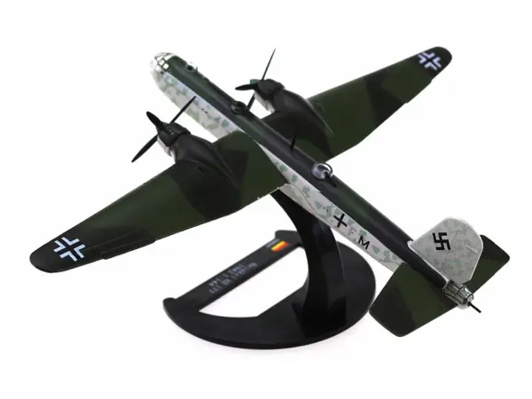 Heinkel He 177 Bomber Aircraft "II./KG 40 Bordeaux France" (1942) German Luftwaffe 1/144 Diecast Model Airplane by Luppa #5