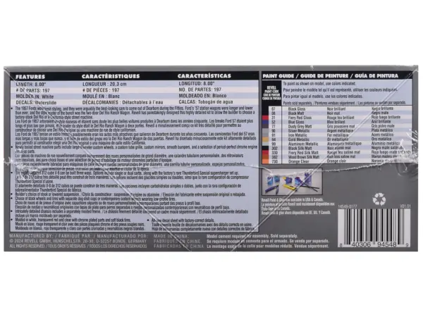 Level 5 Model Kit 1957 Ford Del Rio Ranch Wagon 2-in-1 Kit 1/25 Scale Model by Revell #4