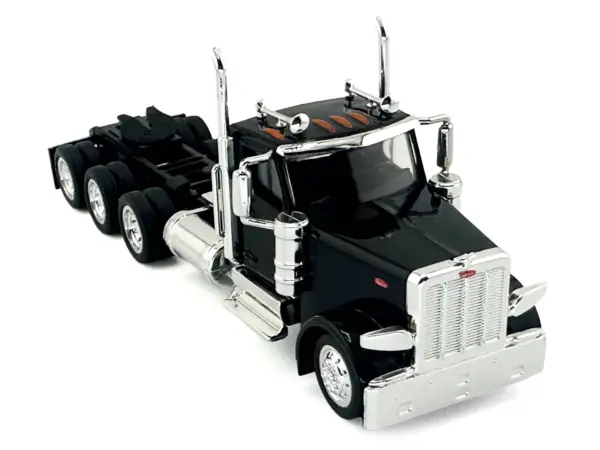 Peterbilt 589 3-Axel Day Cab Black 1/87 (HO) Plastic Model Car by HO Logistics #2