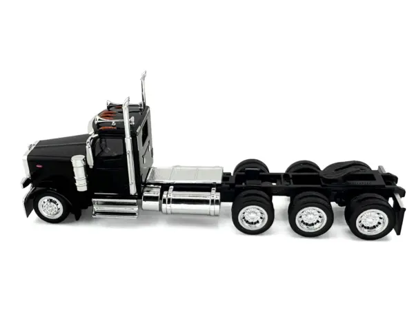 Peterbilt 589 3-Axel Day Cab Black 1/87 (HO) Plastic Model Car by HO Logistics #3