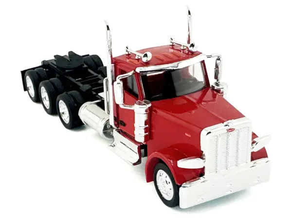 Peterbilt 589 3-Axel Day Cab Red 1/87 (HO) Plastic Model Car by HO Logistics #2