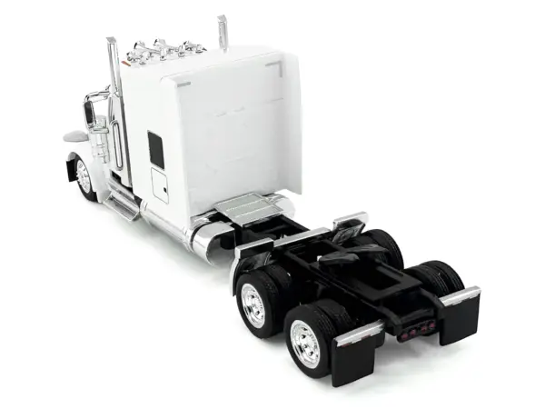 Kenworth W990 with Stand Up Sleeper Cab White 1/87 (HO) Plastic Model Car by HO Logistics #4