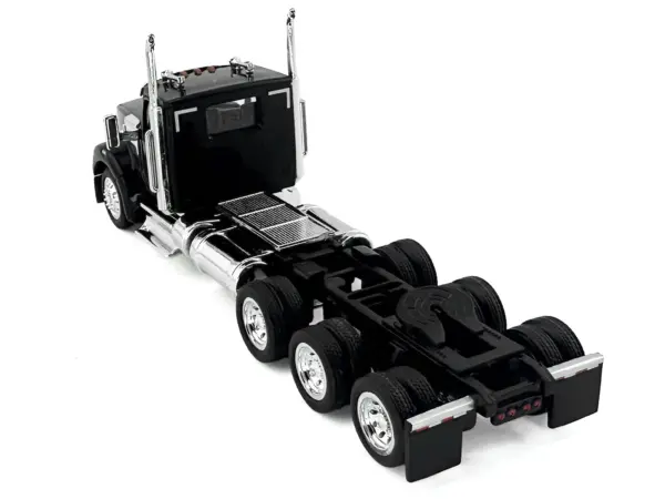 Kenworth W990 3-Axel Day Cab Black 1/87 (HO) Plastic Model Car by HO Logistics #3