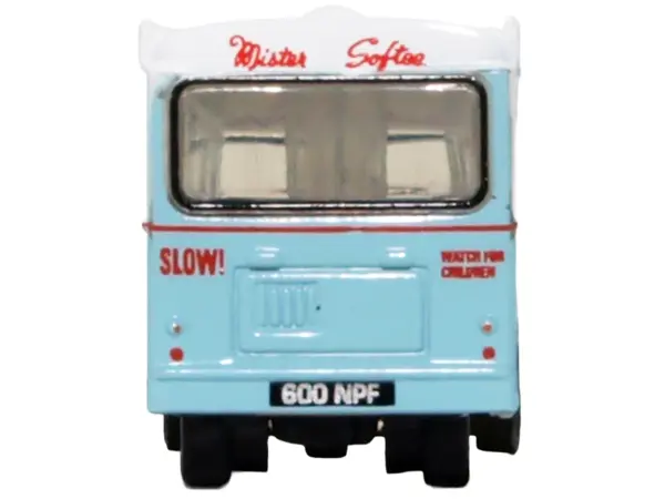 Bedford CA Ice Cream Van "Mister Softee" Light Blue with White Top 1/148 (N) Scale Diecast Model Car by Oxford Diecast #4