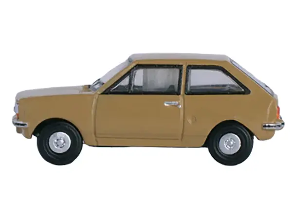 Ford Fiesta Mk1 RHD (Right Hand Drive) Nevada Beige 1/148 (N) Scale Diecast Model Car by Oxford Diecast #2