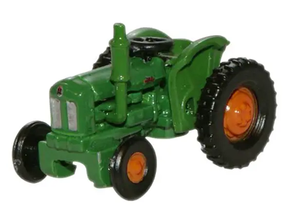 Fordson Tractor Green with Orange Wheels 1/148 (N) Scale Diecast Model Car by Oxford Diecast #2
