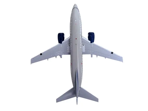 Boeing 737-500 Commercial Aircraft "United Airlines - Classic 737 Series" (N936UA) Gray with Blue Tail "Gemini 200" Series 1/200 Diecast Model Airplane by GeminiJets #4