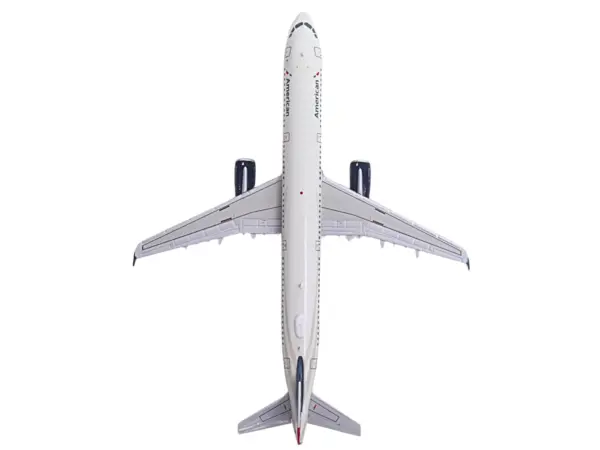 Airbus A321 Commercial Aircraft "American Airlines - US Airways Heritage Jet" (N578UW) White with Blue Tail 1/400 Diecast Model Airplane by GeminiJets #5