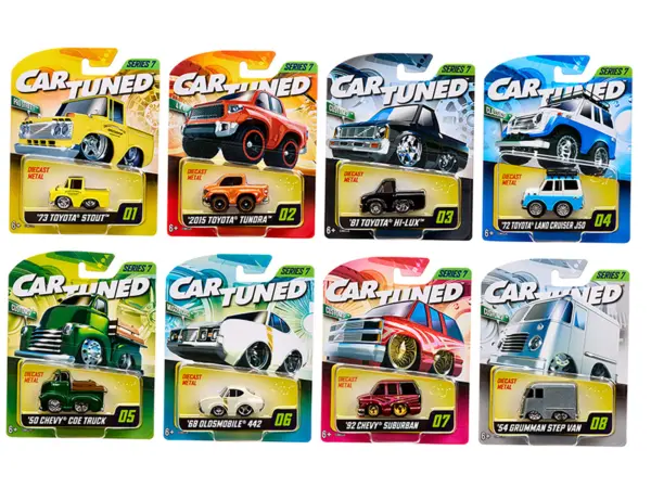"Mainline" 2025 Series 7 Set of 8 Pieces Diecast Model Cars by CarTuned #1