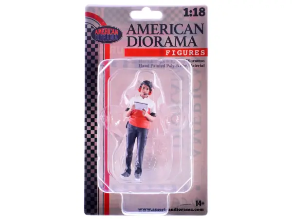 "Race Crew" Figure #3 for 1/18 scale models by American Diorama #3