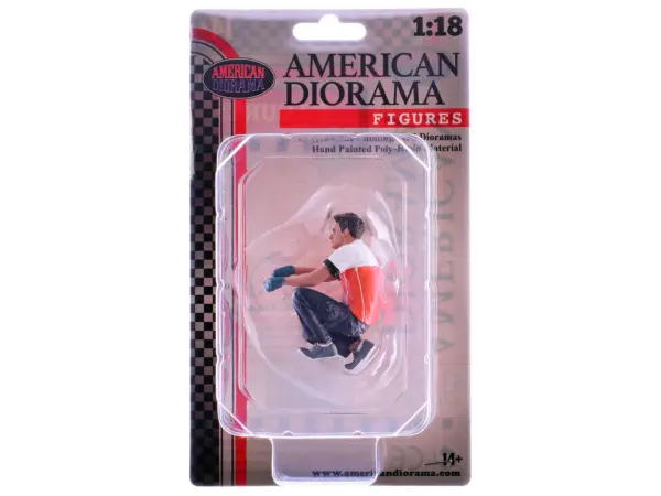 "Race Crew" Figure #5 for 1/18 scale models by American Diorama #3