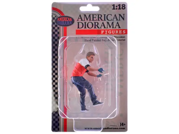 "Race Crew" Figure #6 for 1/18 scale models by American Diorama #3