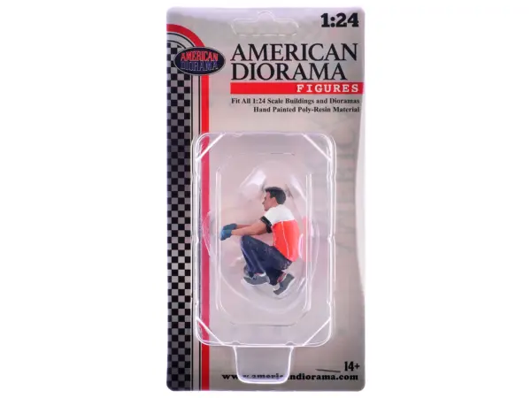 "Race Crew" Figure #5 for 1/24 Scale Models by American Diorama #3