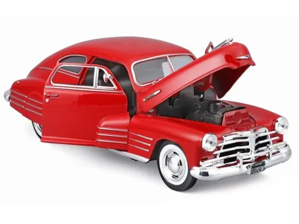 1948 Chevrolet Fleetline Aerosedan Red "Special Edition" Series 1/25 Diecast Model Car by Maisto #2