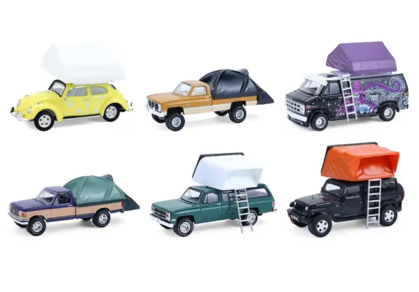"The Great Outdoors" Series 4 Set of 6 pieces 1/64 Diecast Model Cars by Greenlight #2