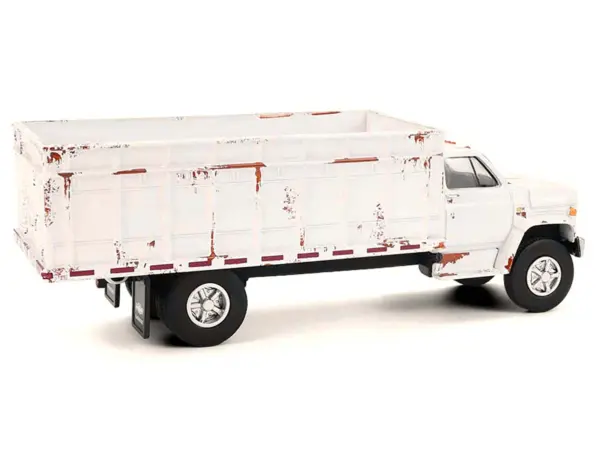 1980 Chevrolet C-70 Grain Truck White (Weathered) "S.D. Trucks" Series 20 1/64 Diecast Model by Greenlight #4