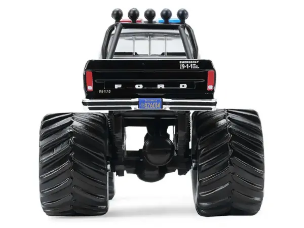 1978 Ford F-250 Monster Truck "LAPD (Los Angeles Police Department)" Black and White "Kings of Crunch - Hot Pursuit" Special Edition 1/64 Diecast Model Car by Greenlight #4