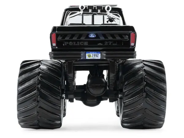 1979 Ford F-250 Monster Truck "Shelby Township Police Michigan" Black "Kings of Crunch - Hot Pursuit" Special Edition 1/64 Diecast Model Car by Greenlight #3