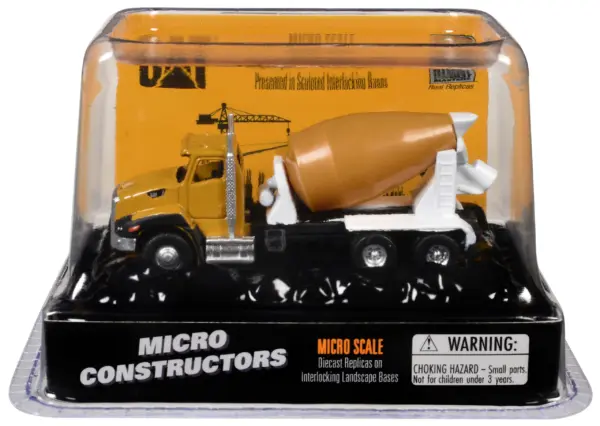 CAT Caterpillar CT660 Concrete Mixer Yellow "Micro-Constructor" Series Diecast Model by Diecast Masters #1