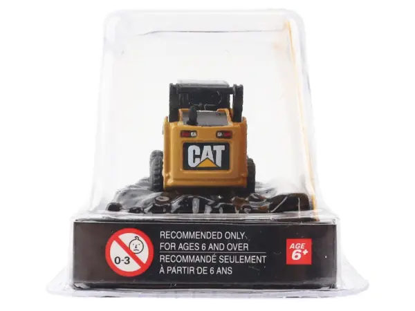 CAT Caterpillar 272C Skid Steer Loader with Pallet Fork Yellow "Micro-Constructor" Series Diecast Model by Diecast Masters #3